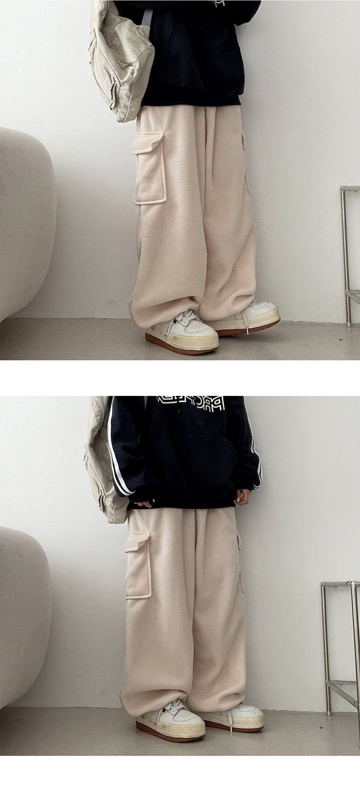 Netu fleece cargo pants