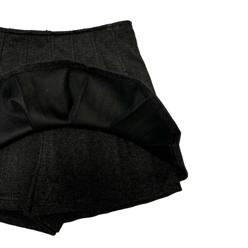 Wool pleated pants skirt