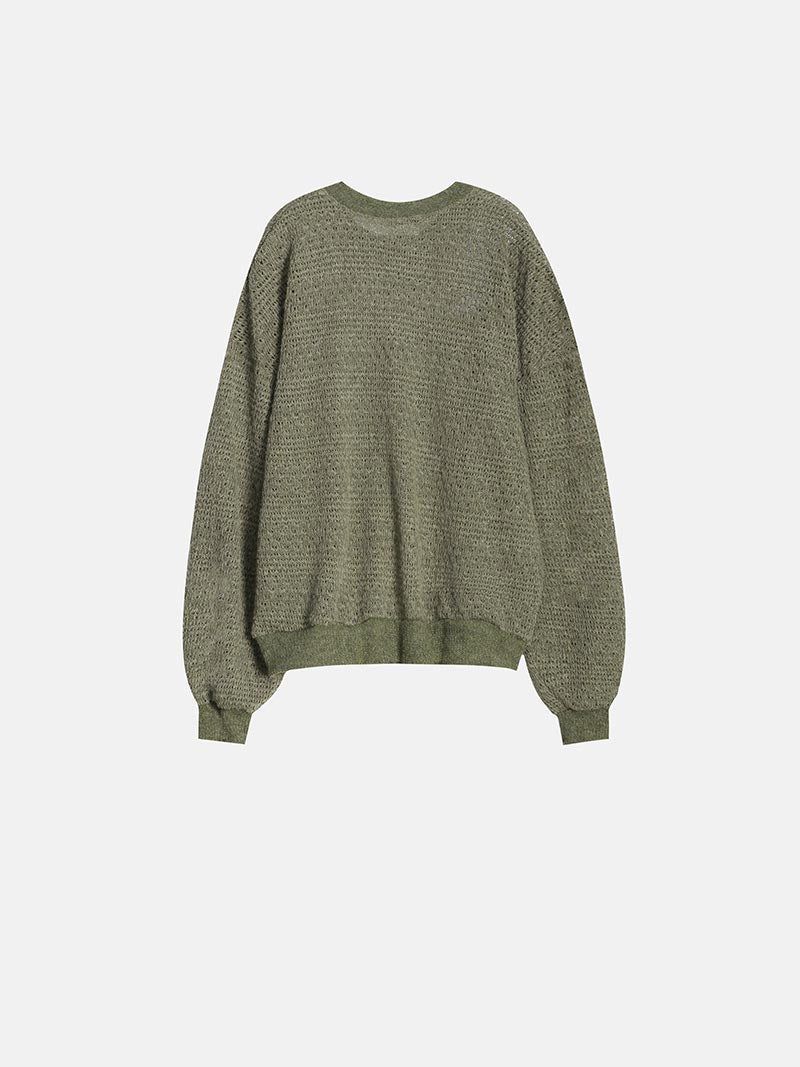 ASCLO Crochet See Through Cardigan (3color)