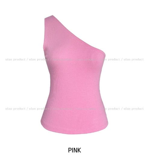 Bibi Unbalanced ribbed sleeveless