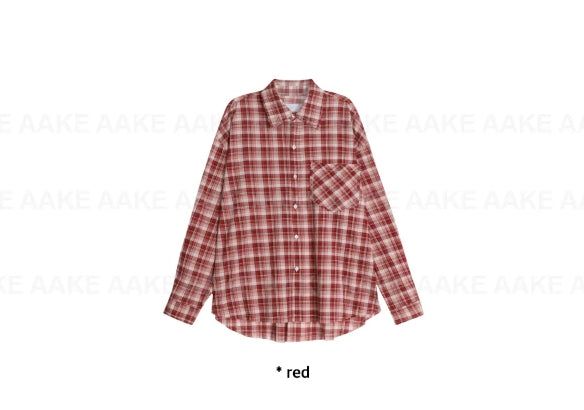 RAW EDGE CHECK SHIRT