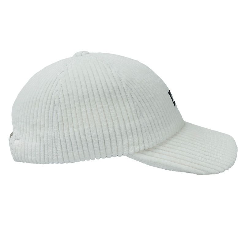 Sebs. CORDULOY ball cap-WHITE