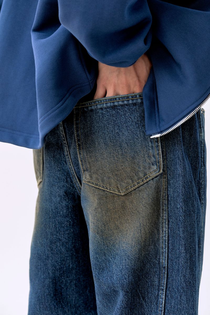 ALARM LINE DENIM PANTS_MAN
