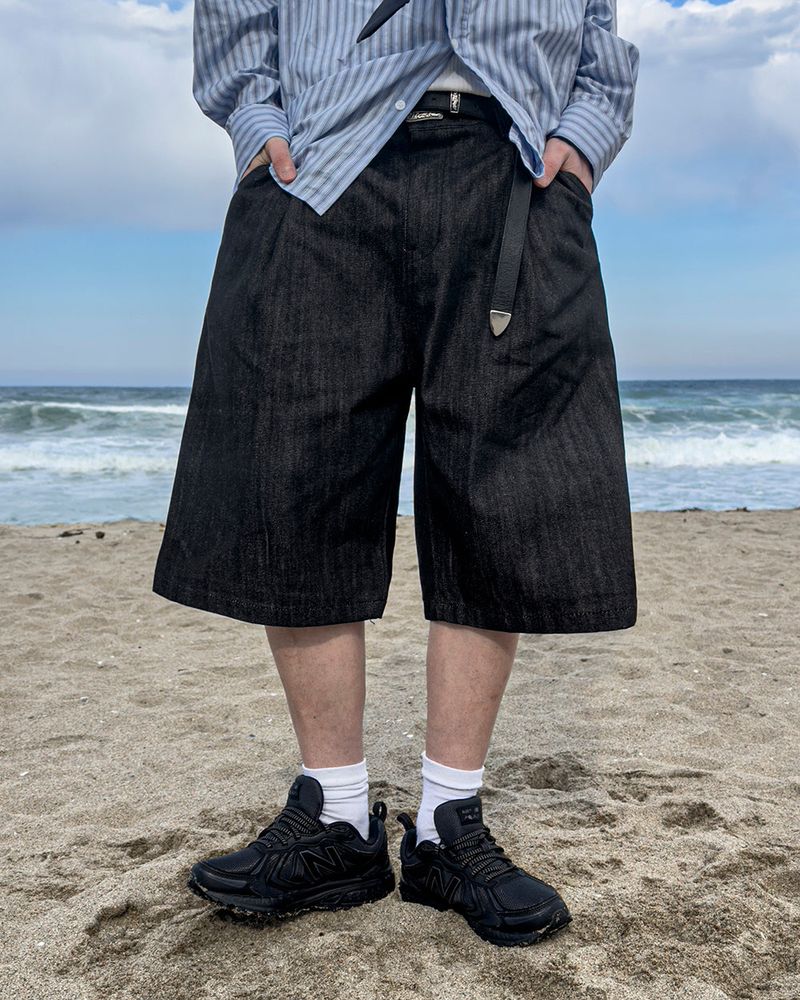 Rush Bermuda Raw Denim Pants