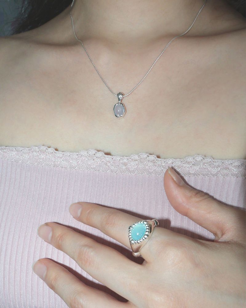 [MADE] bubble oval ring