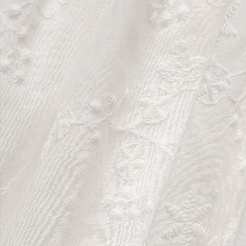 Ruffle long skirt_ivory