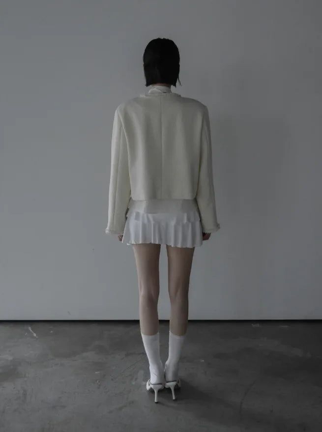 Arok Crop Tweed Jacket