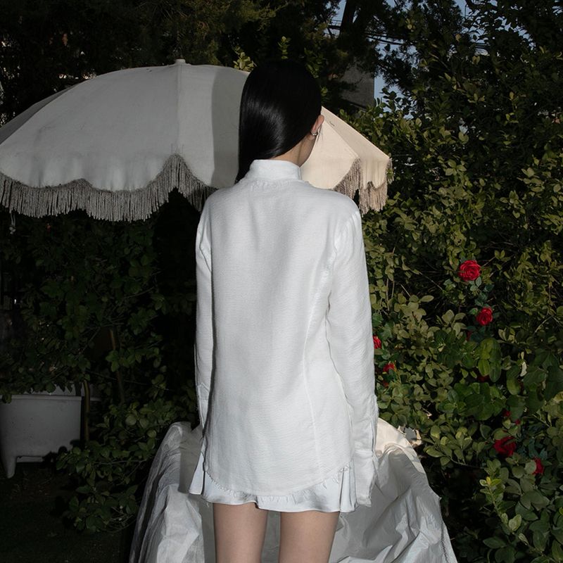  Grunge Punk Shirt - WHITE
