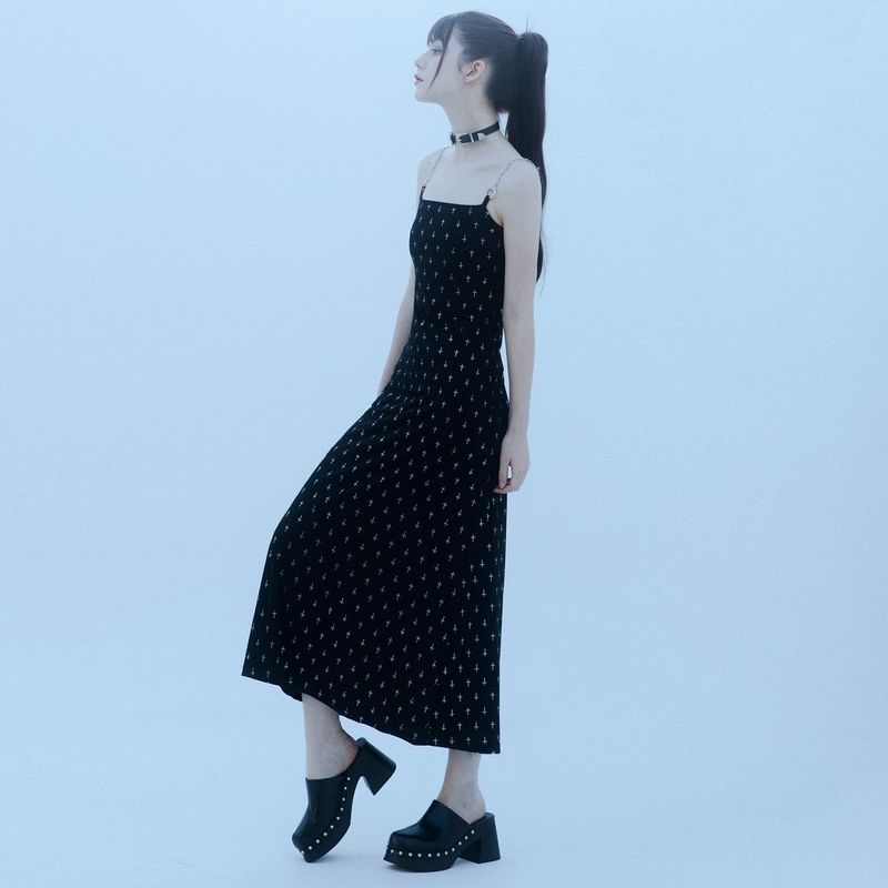 1 2 chain shoulder strap cross dress