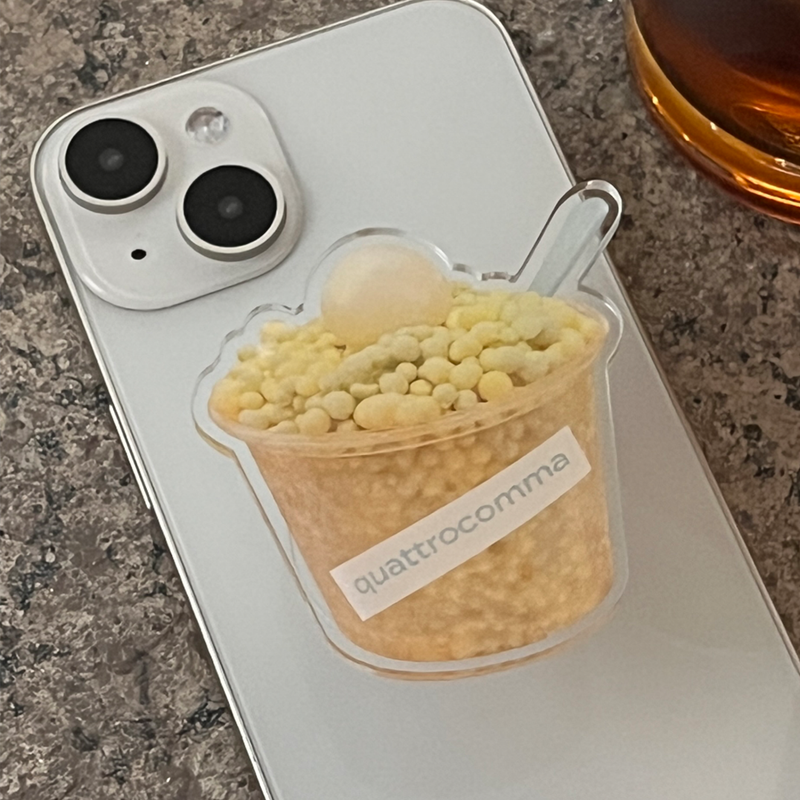 quattrocomma(クアトロコンマ)の「bead ice cream dessert smart tok(sticker type)(Smartphone Accessories)」