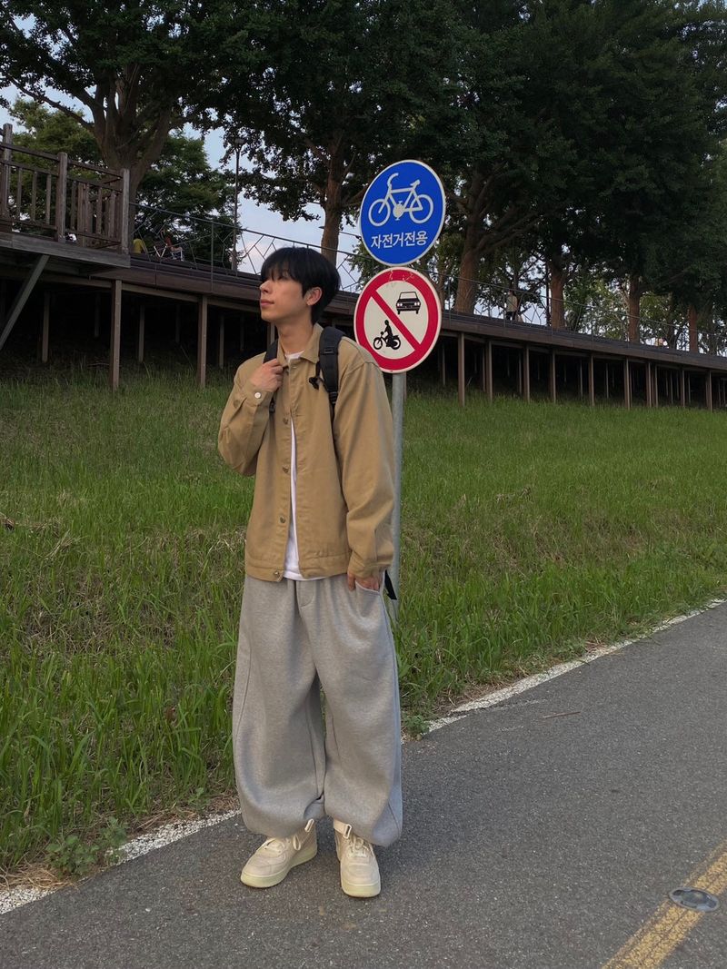 Avang Balloon Sweat Jogger Pants 4C