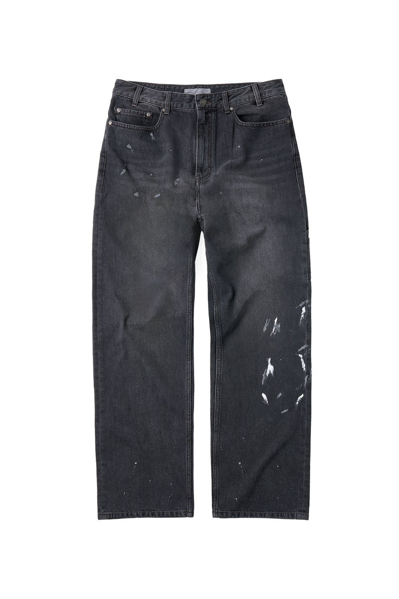 CHOWOO（チョウ）の「Aged Splatter Carpenter Denim Pants(Washed Black)（Pants）」