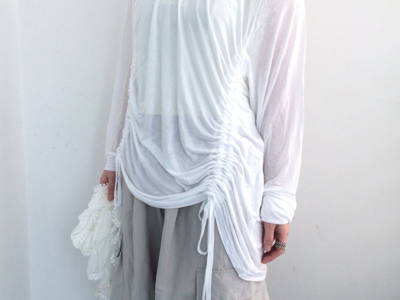 soft lace sleeveless shirt