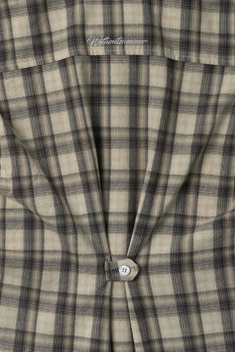 Autumn check shirt_beige