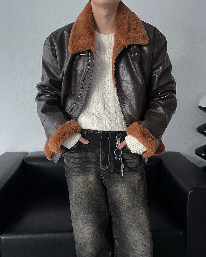 COZINESS（コジネス）の「ECT bold Oversized fit suede jacket (3 colors)（Jackets/Outerwear）」