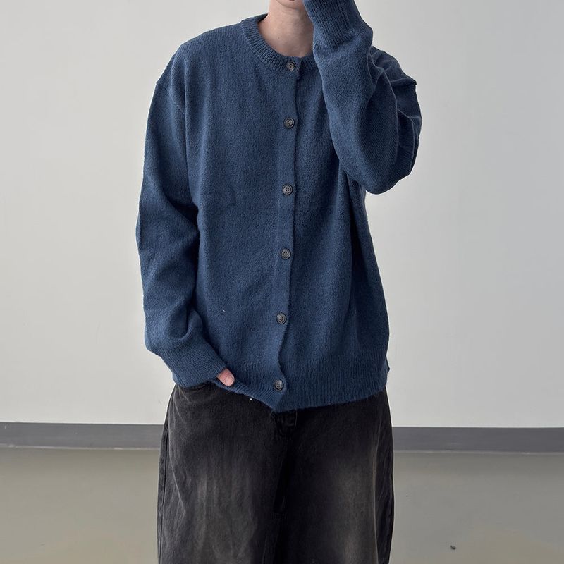 Lunet Wool Round Cardigan