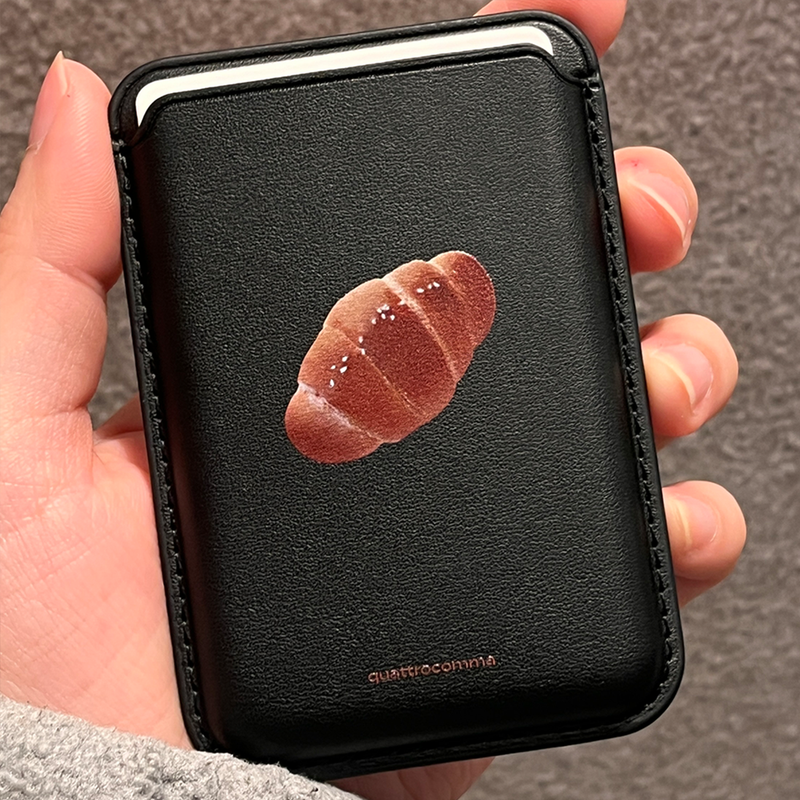 Saltbread MagSafe leather card wallet