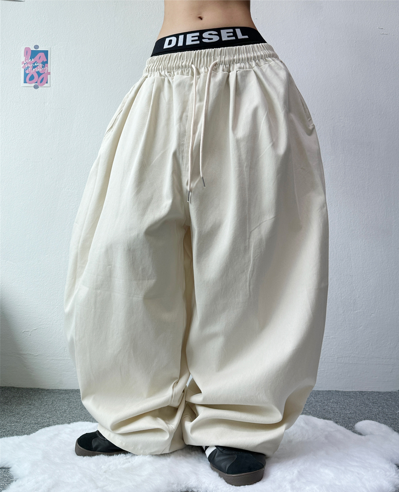CCORTTI（コルッティ）の「ベーシックラインバルーンコットンパンツ💛🤍🖤🤎💚 - 5カラー（パンツ）」
