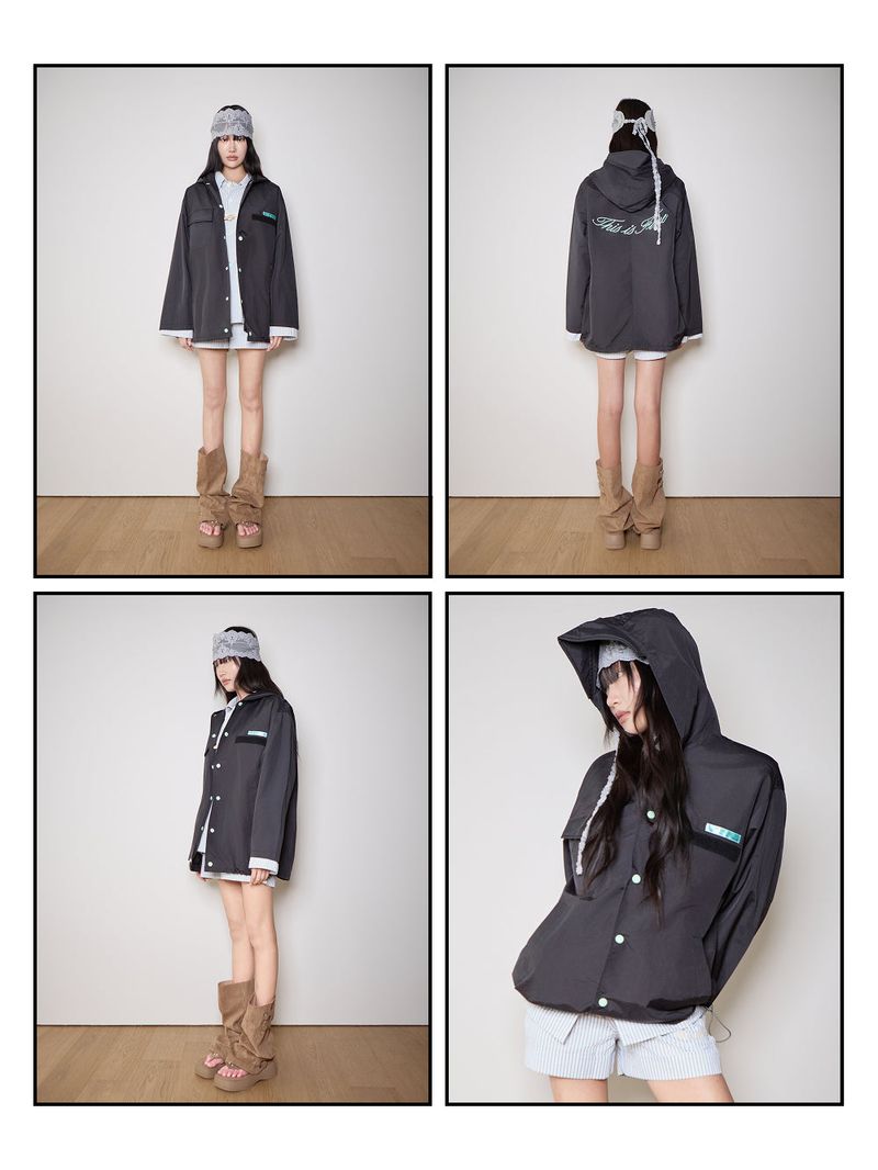 Hooded Windbreaker