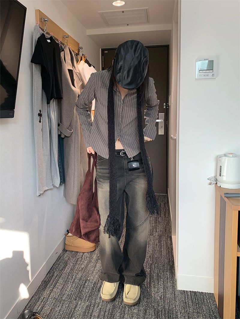BIAS WIDE JEANS (2C)