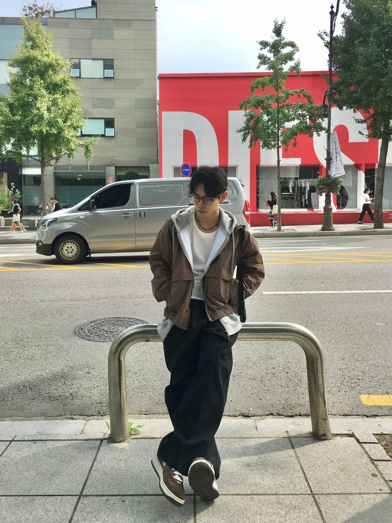 Uchi High Neck Windbreaker 4C