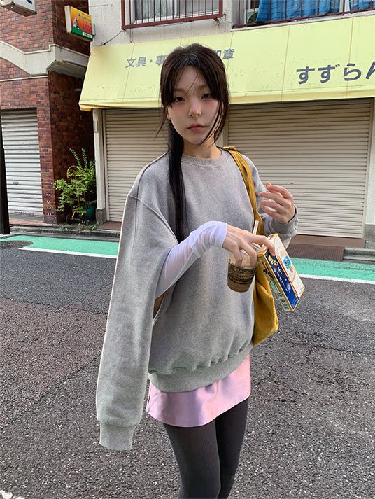 CIRCLE HOLE SWEAT SHIRT (3C)