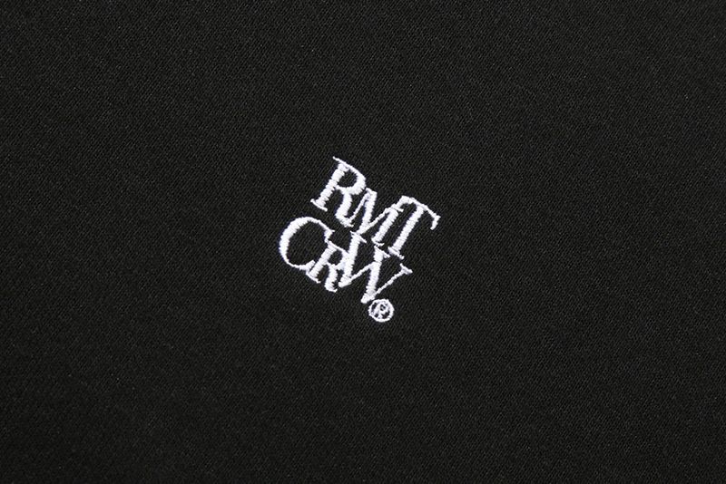 RMTCRW LABEL SWEAT SHIRT_BLACK