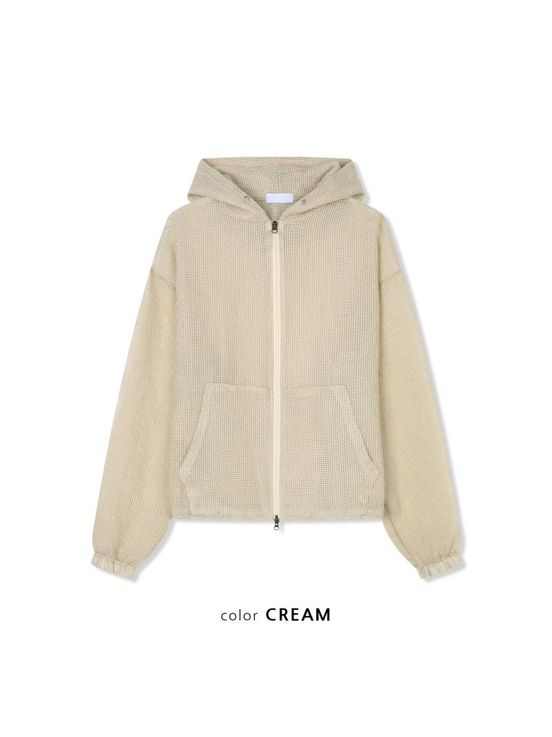 Noka Mesh Hooded Zip Up