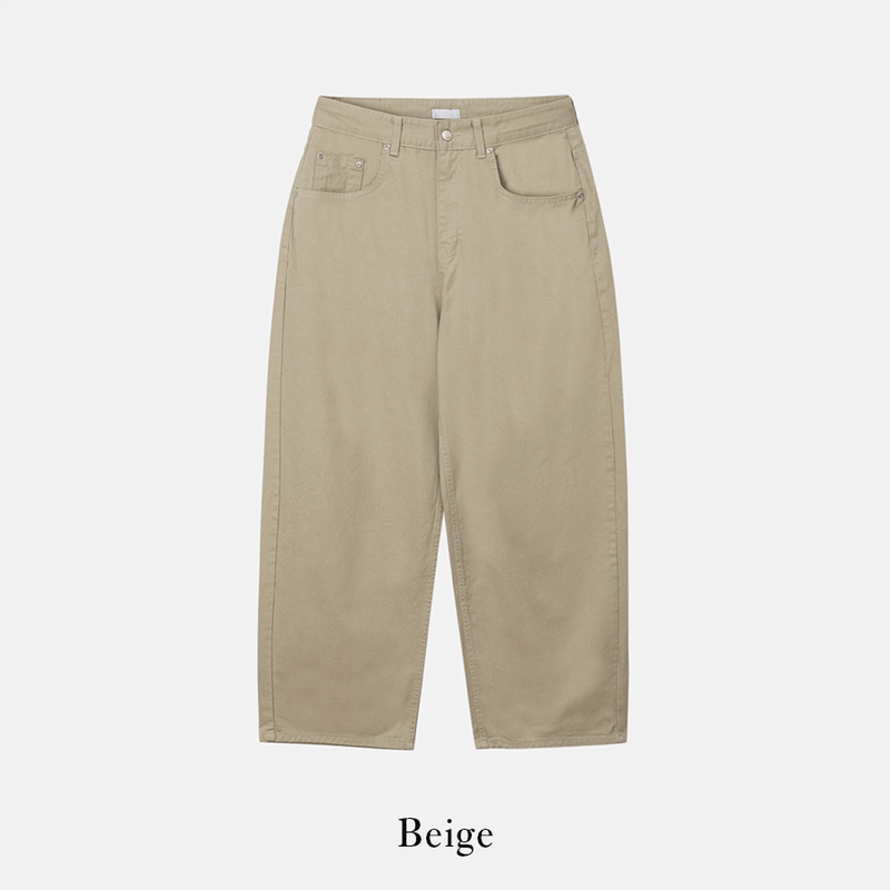 Cotton wide soft balloon pants
