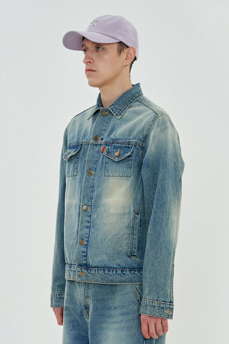 FLOWER DENIM JACKET