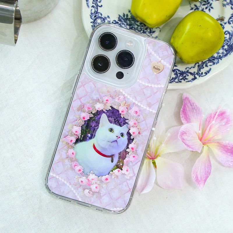 Pastar Pesto(パスターぺスト)の「【MADE】Rose frame Jelly hard Phone case(Smartphone Accessories)」