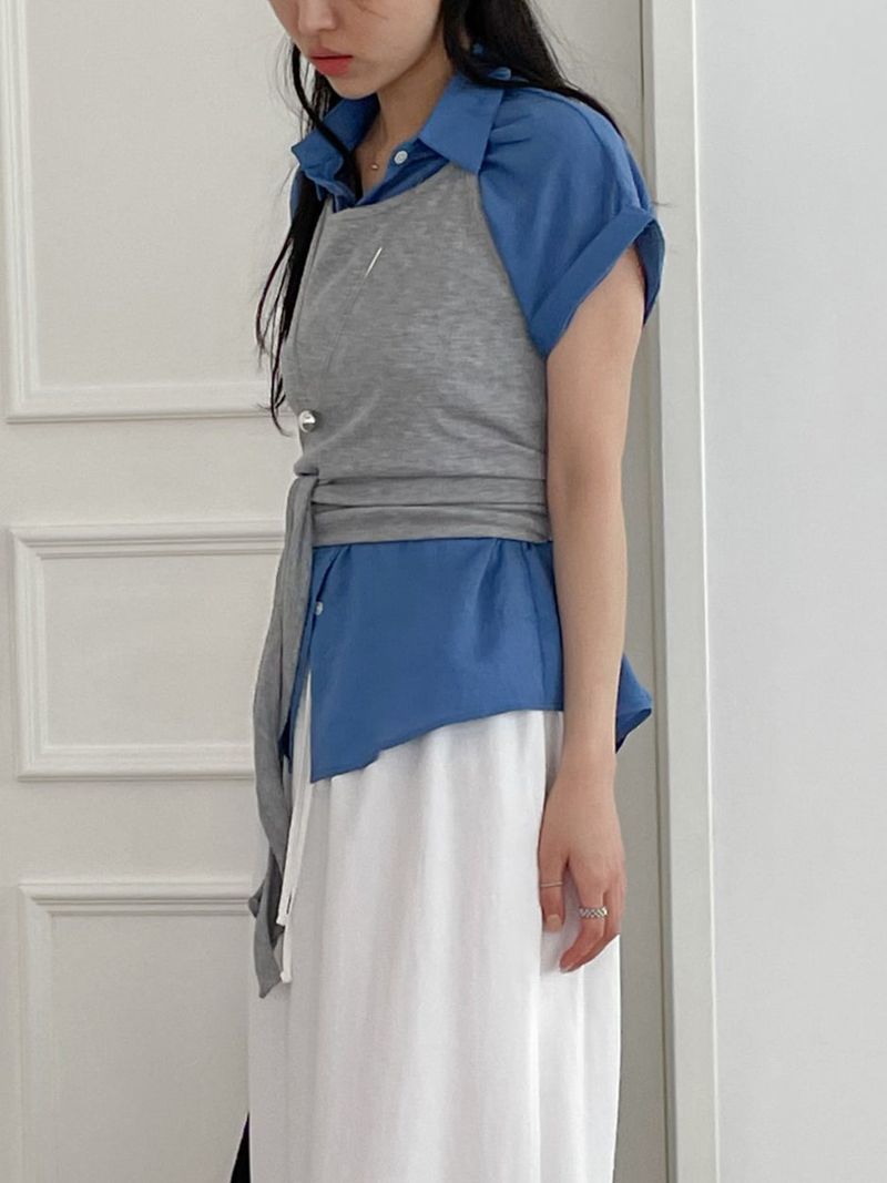 INCHANT ME（インチャントミー）の「Monty Ribbed Wrap Halterneck Sleeveless（Tops）」