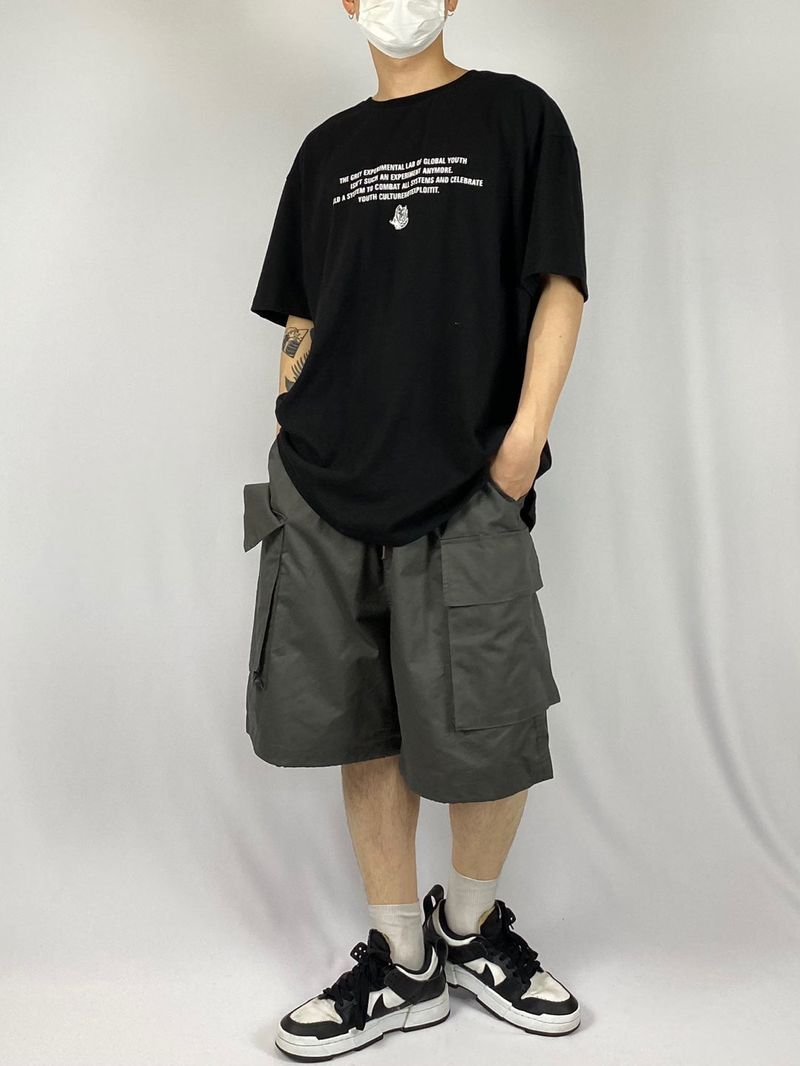 Cargo string bermuda half pants 2C