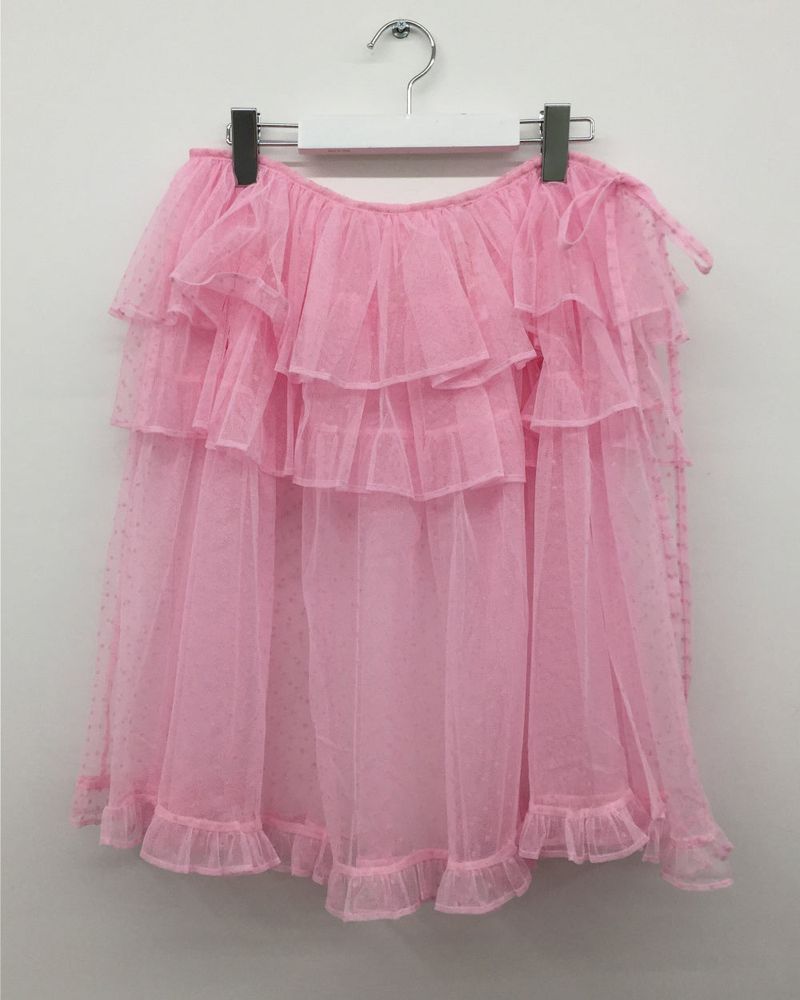 Glass Dot Layer Skirt (3color)
