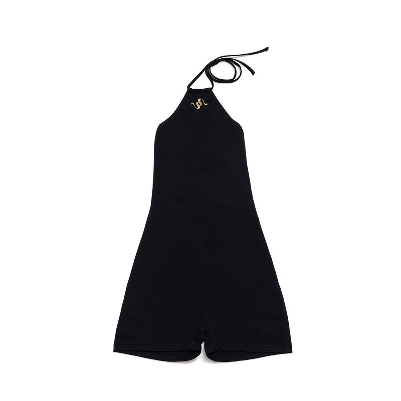SSIMEEZ（シミズ）の「ホルターネックバックポイントボディスーツ(Black)（ワンピース/ドレス）」