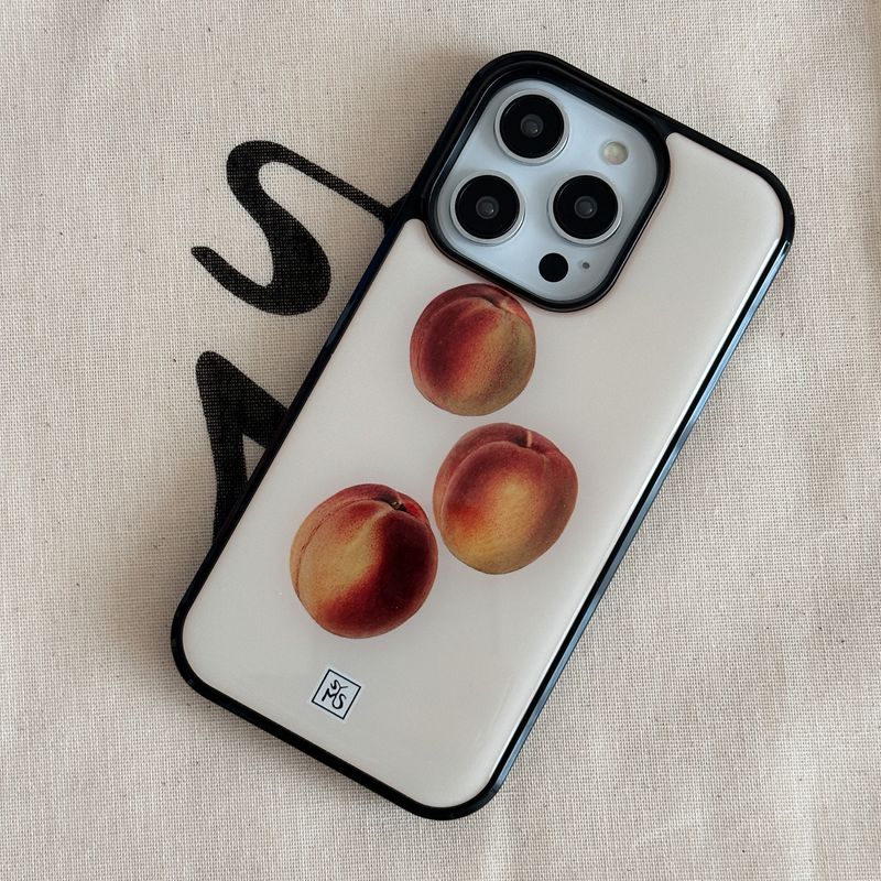 Peach epoxy bumper case