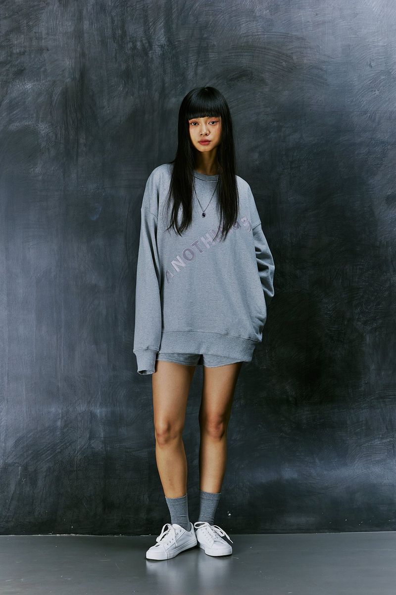 DIAGONAL-EMBROIDERY MTM (Gray)