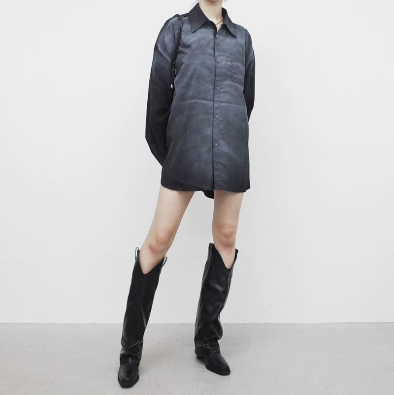 NONCODE（ノンコード）の「(Unisex) Atina Dirty Washing Shirt（Tops）」