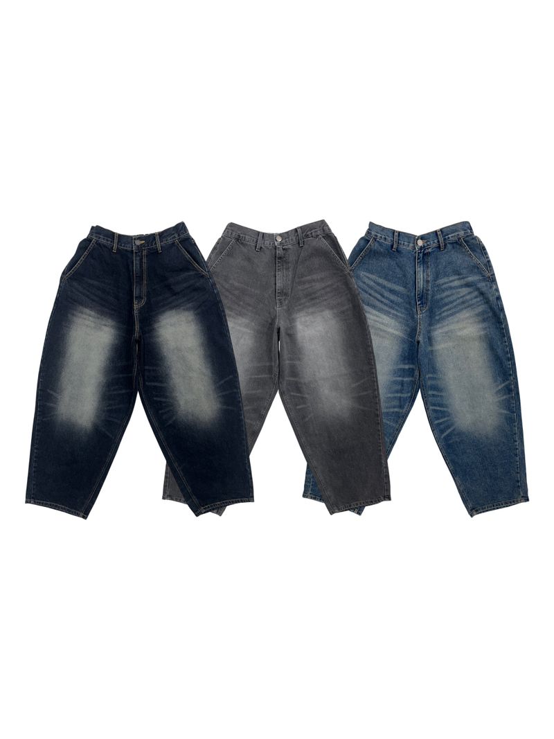 Look Chief Tiger Balloon Denim Pants