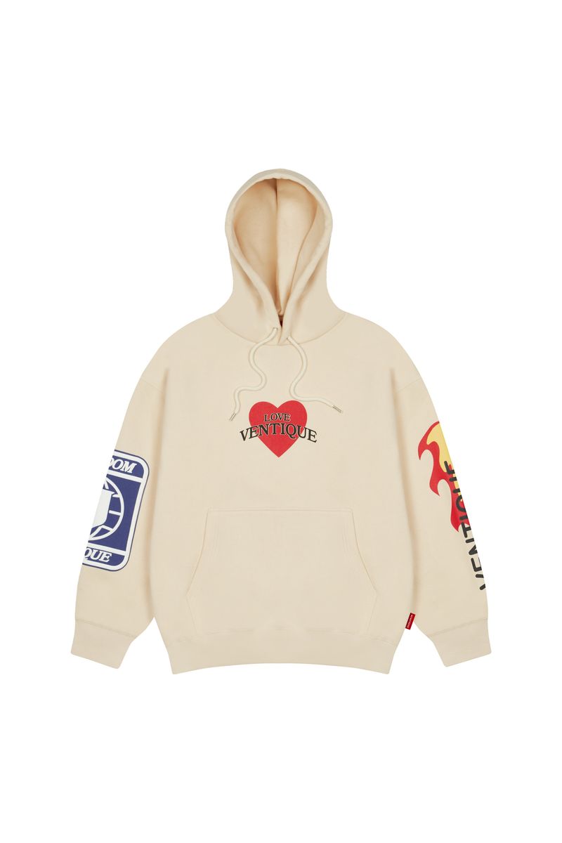 VENTIQUE Freedom napping hoodie 3color