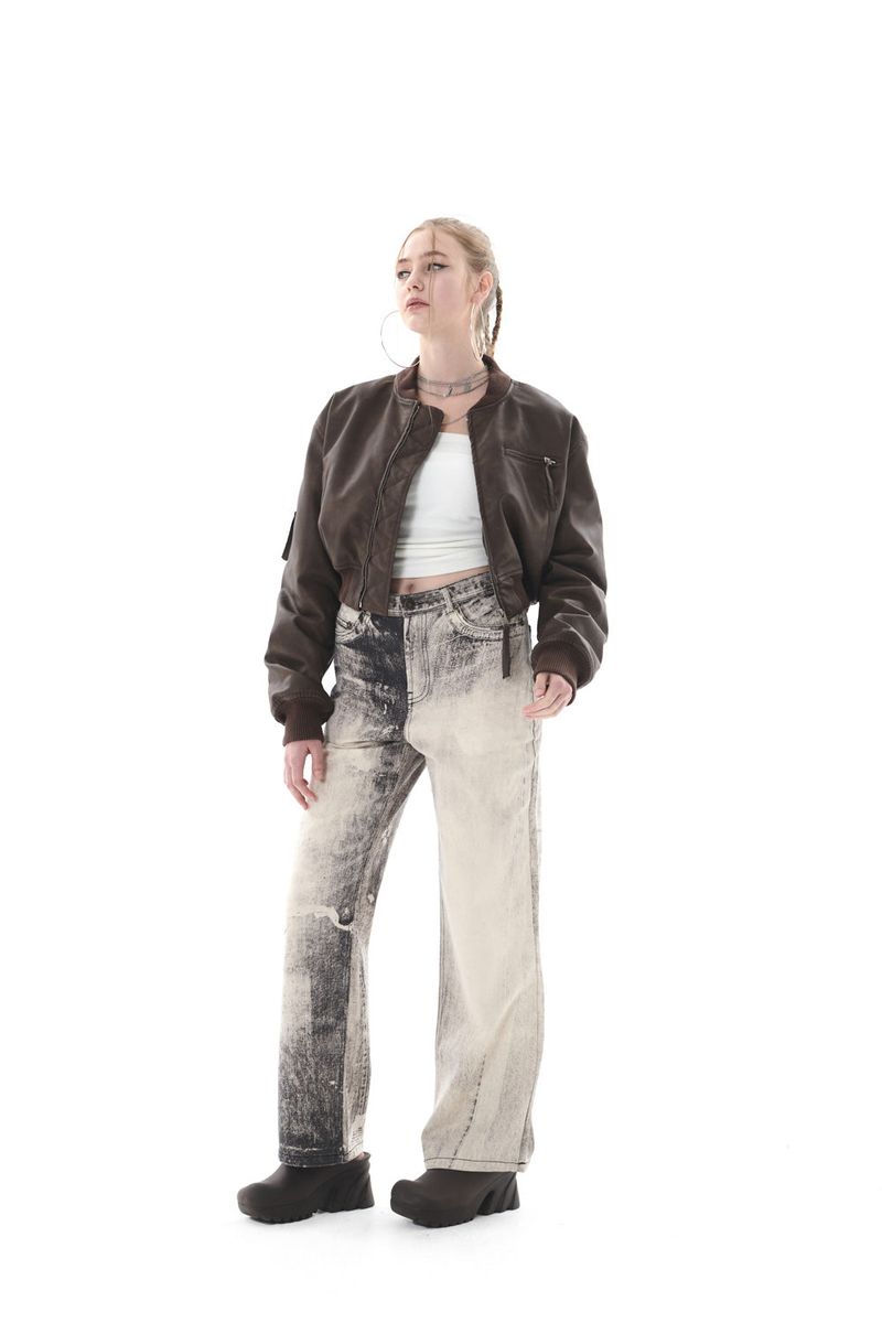 VINTAGE LEATHER JUMPER