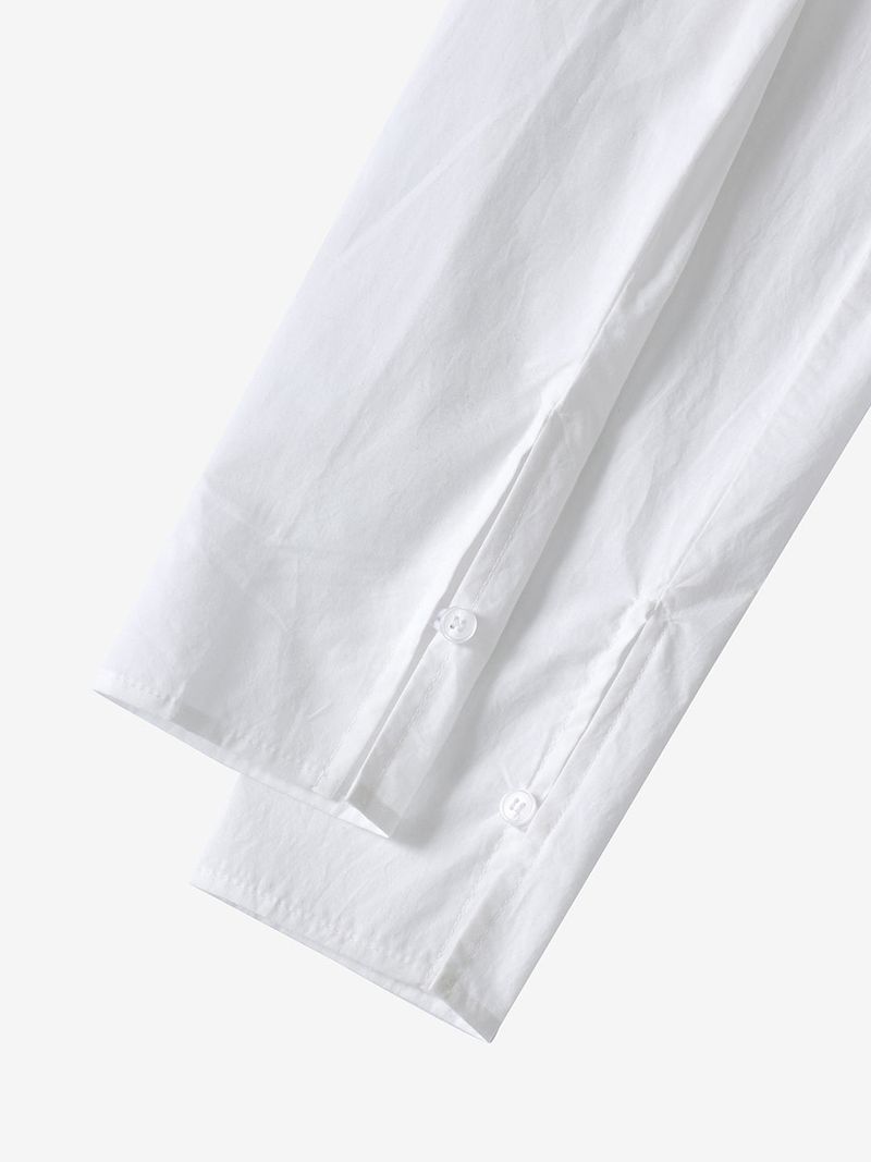 Classy one-shoulder shirt (White)