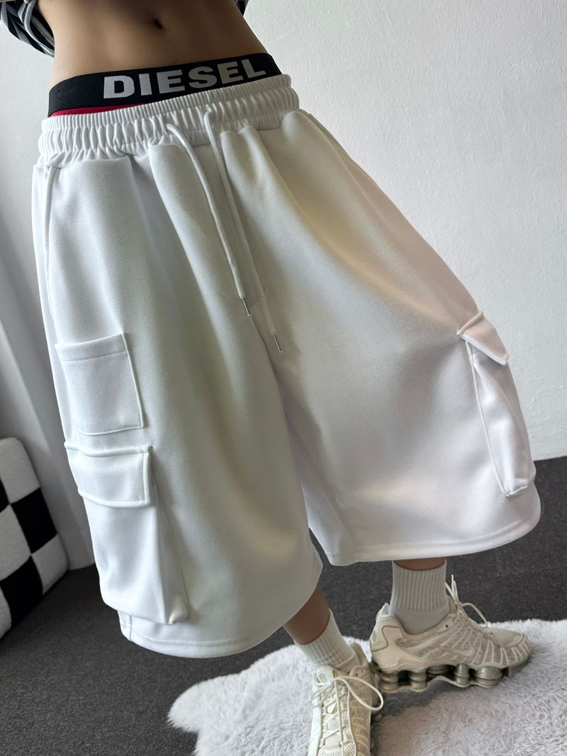 Diverse Multi Cargo Balloon Bermuda Shorts 4color