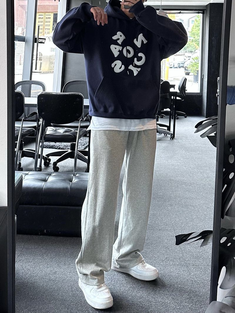 heyzer semi wide banding pants