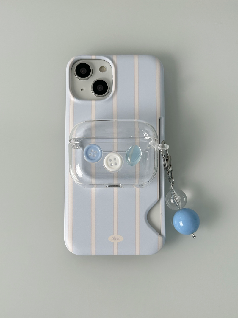 Milk Button AirPods Pro2 Case(3color)