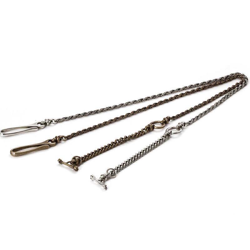 SVC-506 Antique Silver Rope Keychain