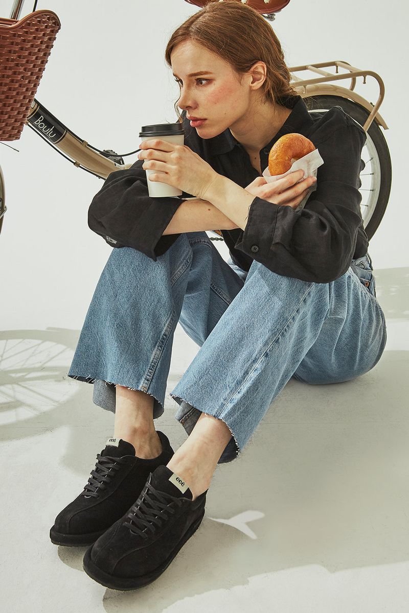 SANDY SUEDE SNEAKERS_5COLORS