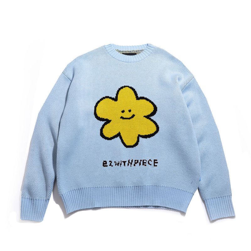 [EZwithPIECE] DAISY OV KNIT SWEATER (4COLORS)