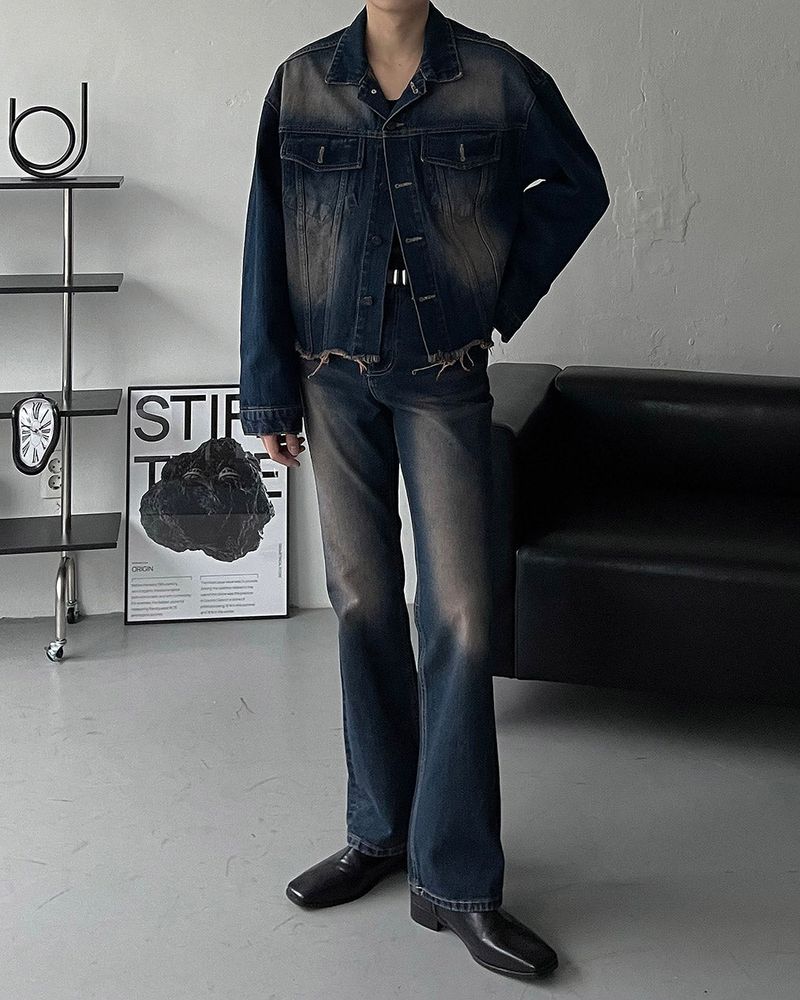 MG618 Brownie Damage Crop Jacket
