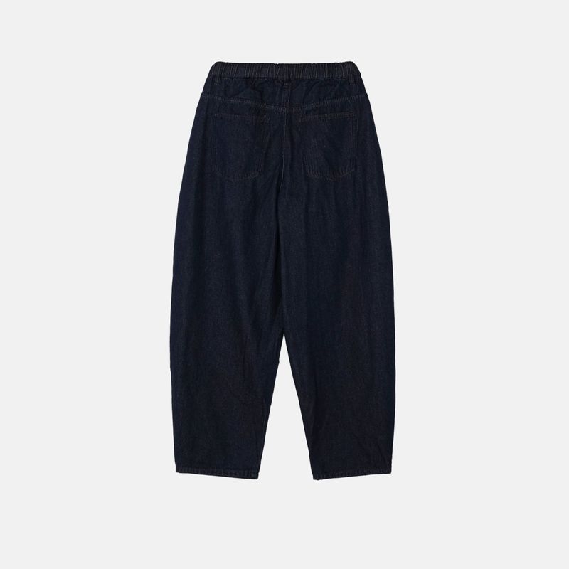 Deep green banding balloon pants (2c)